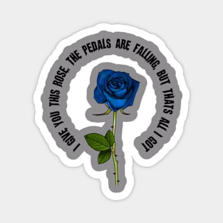 Roses Blue, white Magnet