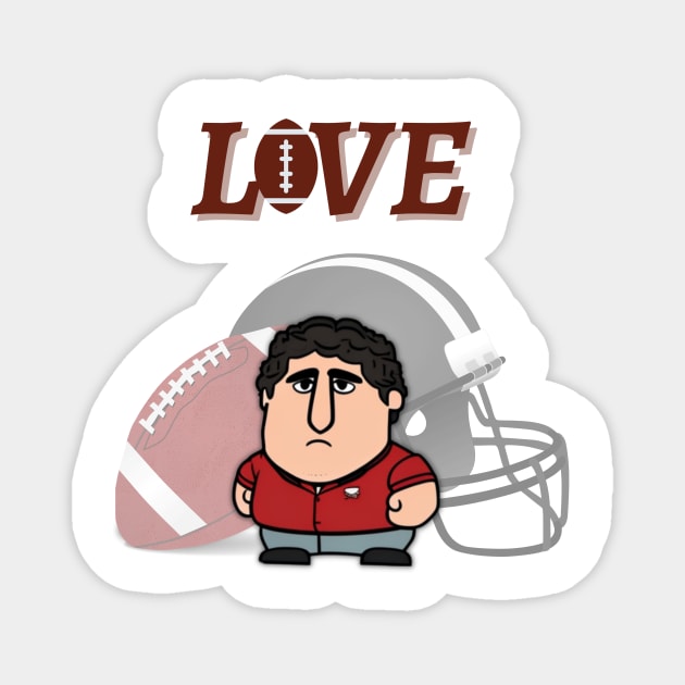 Honor Mike Leach Magnet by Prilidiarts