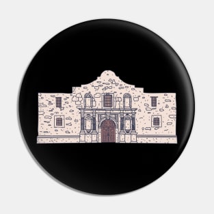 Remember the Alamo - San Antonio Mission - Liberty Pin