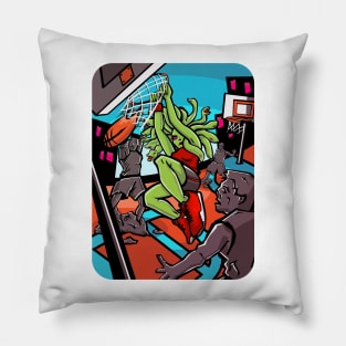 Medusa Basketball Pillow