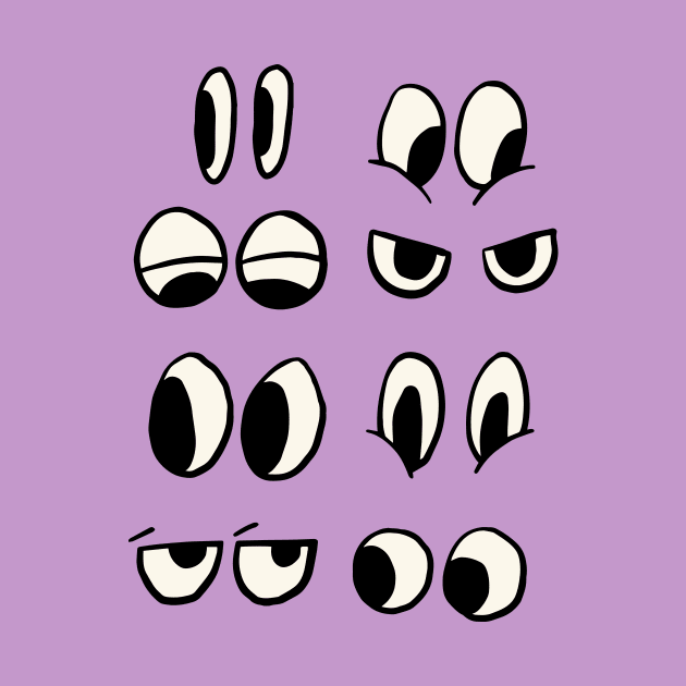 Cartoon Eyes by JunkyDotCom