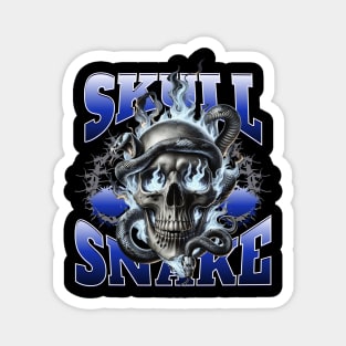 Skull Snake | T Shirt Design Magnet