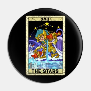 Aquarius Camus gold saints The Star Tarot Card Stars Cartoons Pin