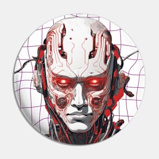 cyberpunk cyborg Pin