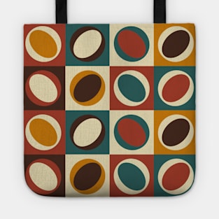 Mid century modern circles 01 Tote