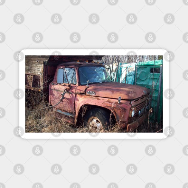 Rusted Ford Magnet by SpillProofLiquid