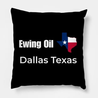 Ewing Oil Company Pillow