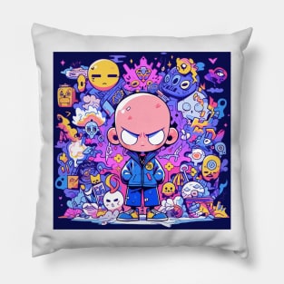 Mystical Doodle Meditator Pillow