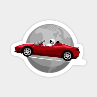 Tesla roadster Earth Magnet