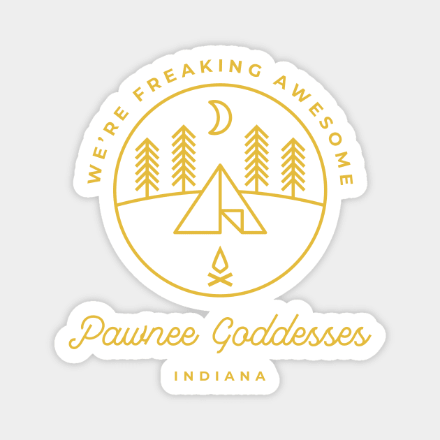 Pawnee Goddesses Magnet by asirensong