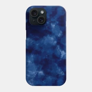 Navy Watercolor Phone Case