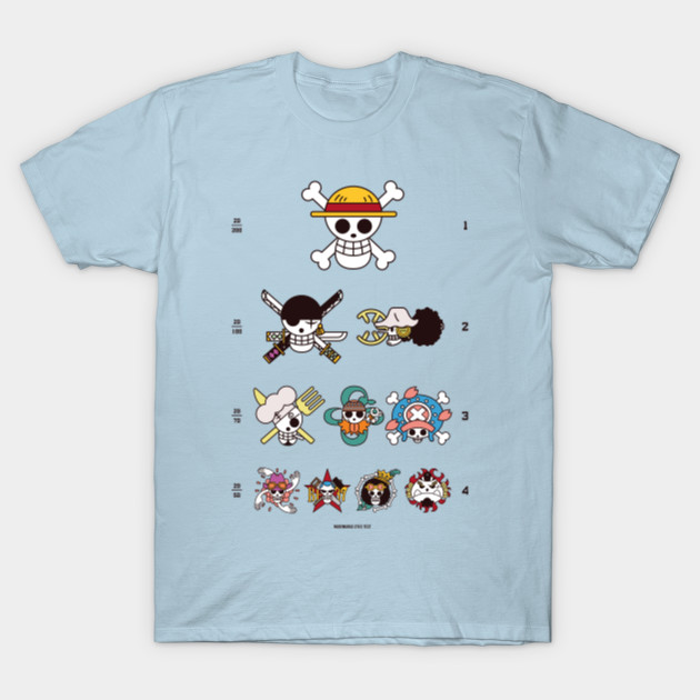 Disover Mugiwaras Eyes Test - One Piece - T-Shirt