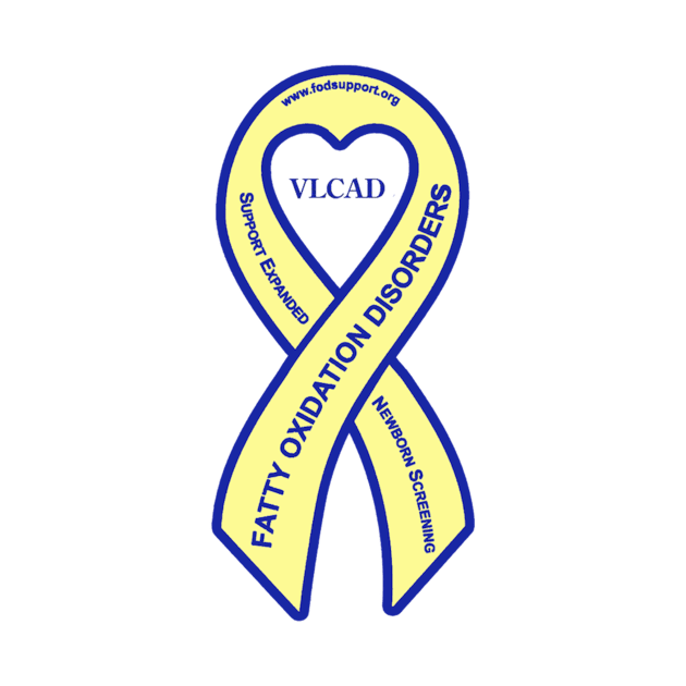 VLCAD FOD Awareness Ribbon by FOD Family Support Group