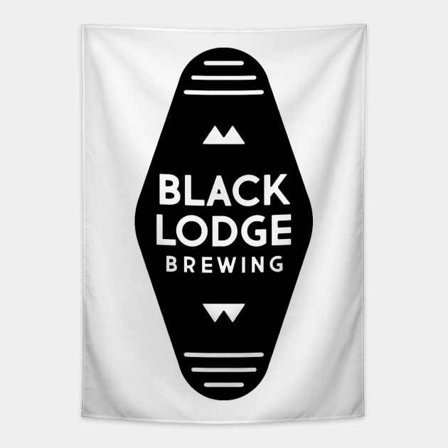 Black Lodge Brewing Logo Tapestry by Black Lodge Brewing Co.