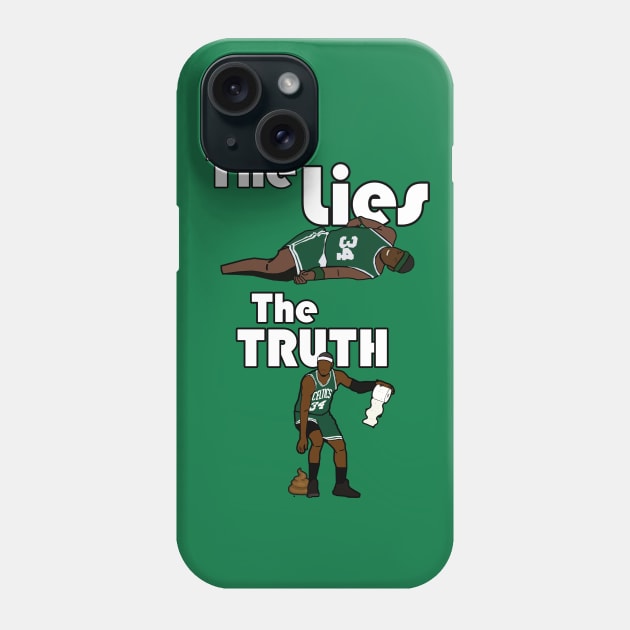 Paul Pierce 'The Lies/The Truth' -  NBA Boston Celtics Funny Phone Case by xavierjfong