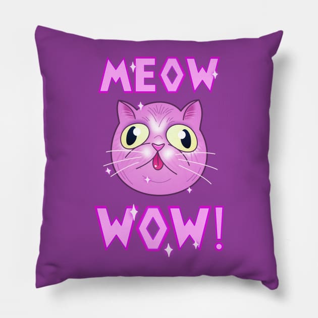 Meow Wow! - Mabel's Sweater Collection Pillow by Ed's Craftworks