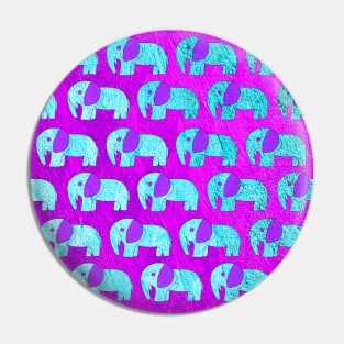 Kawaii mexican elephant zentangle art Pin