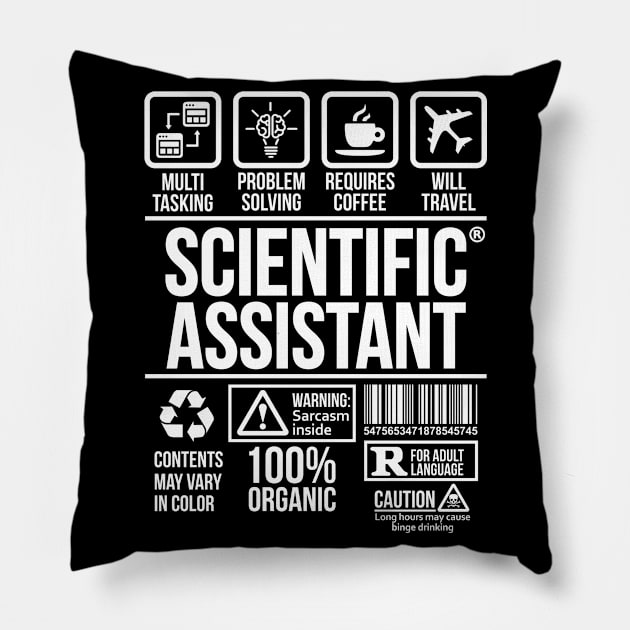 Scientific assistant T-shirt | Job Profession | #DW Pillow by DynamiteWear