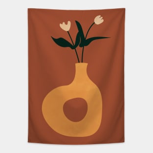 Boho Terracotta Potted Plant 3 Tapestry