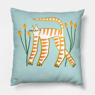 Stripe Cat Pillow