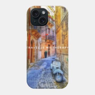 Travel is my therapy Phone Case