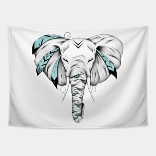 Poetic Elephant Tapestry