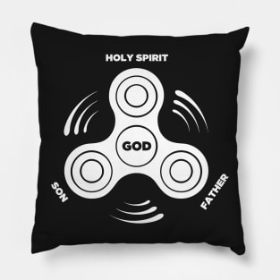 Holy Trinity Christian Fidget Spinner Pillow