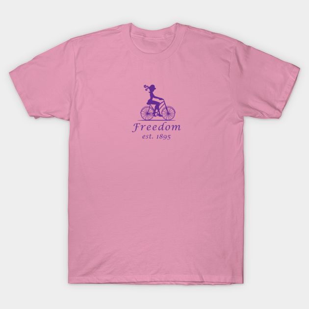 Discover Freedom Women's Bicycling - Womens Bicycling - T-Shirt