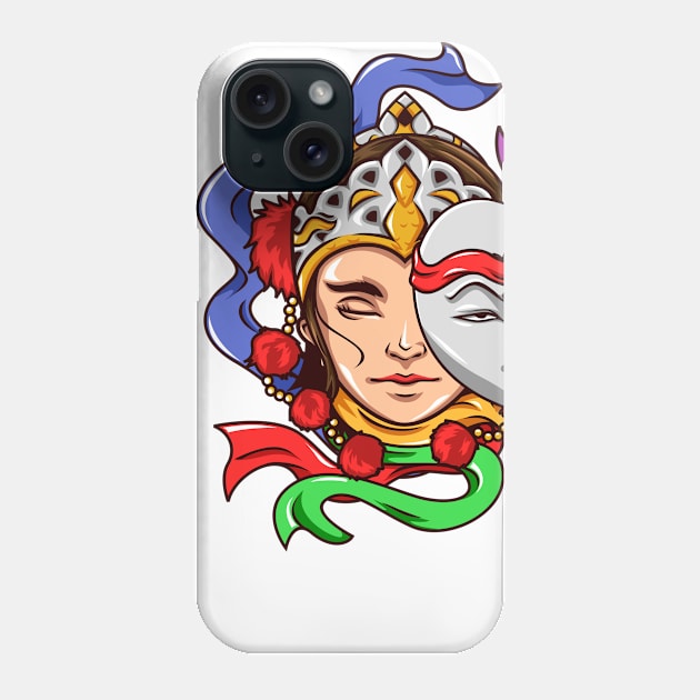 Masked Dancer Phone Case by BayuAngga