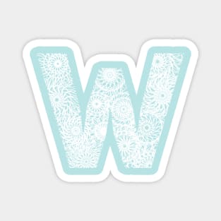 Letter W Magnet