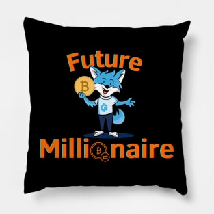 Future Millionaire Pillow