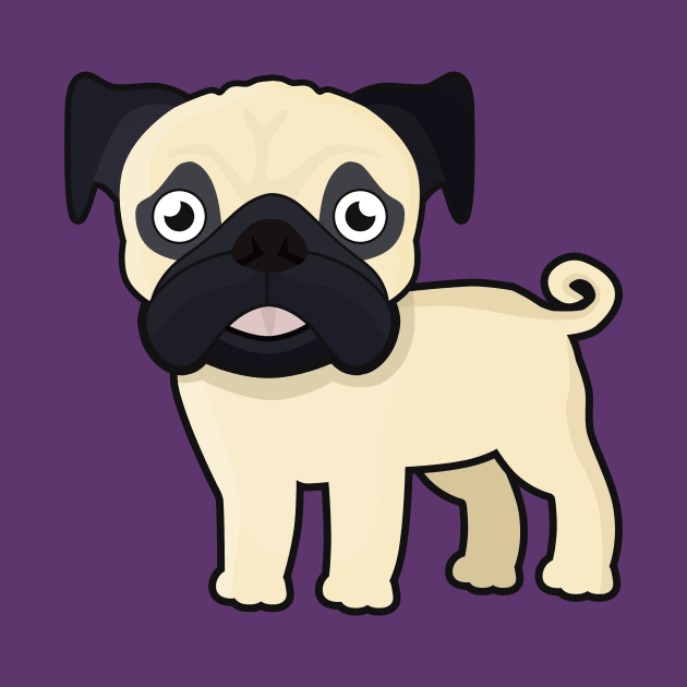 Kawaii Pug by KawaiiNir