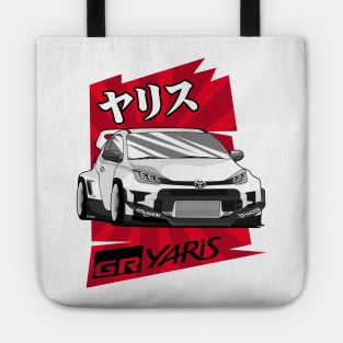 GR Yaris White Tote