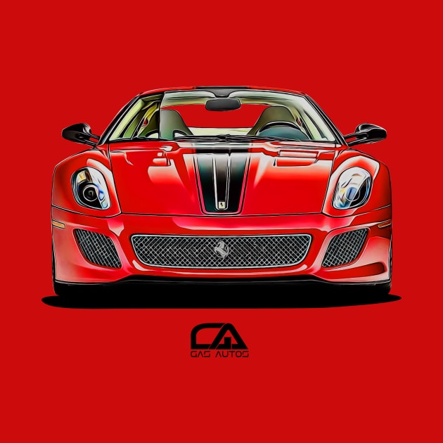 Ferrari 599 GTO Illustration by GasAut0s