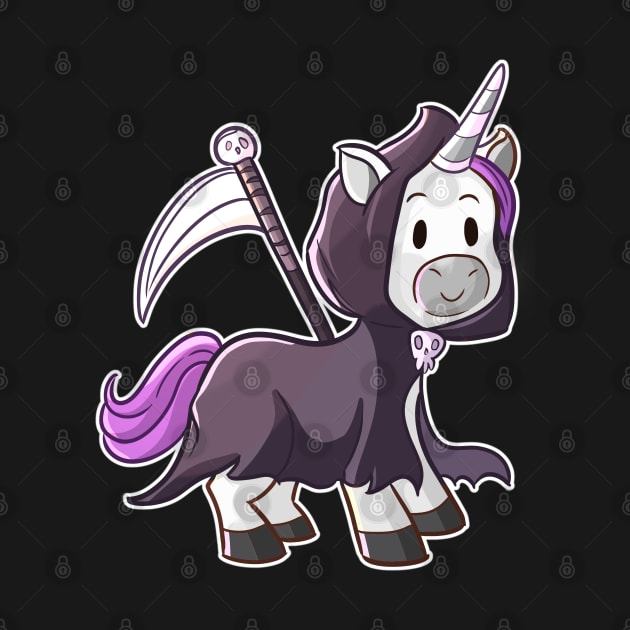 Grim Reaper Unicorn by Wanderer Bat