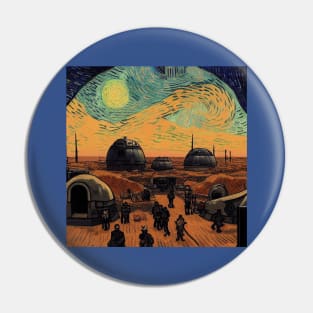 Starry Night in Mos Eisley Tatooine Pin