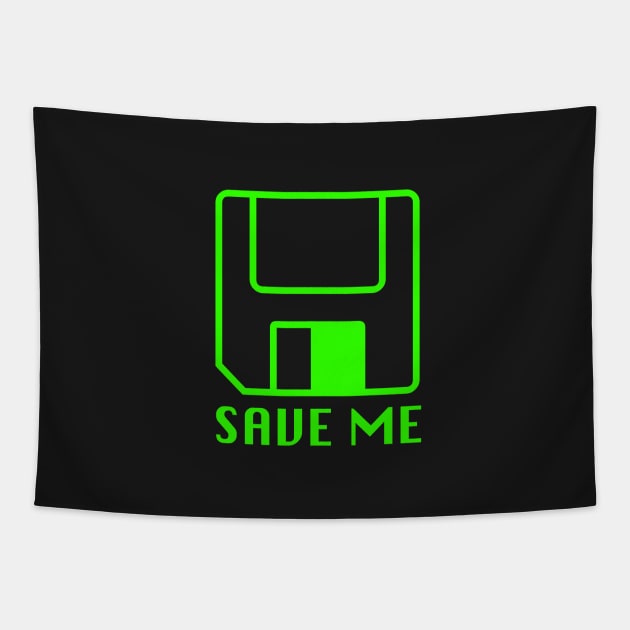 Save Me Diskette Tapestry by softbluehum