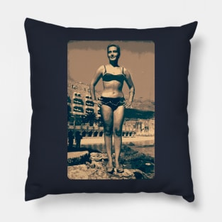 Beautiful Woman Model Pillow