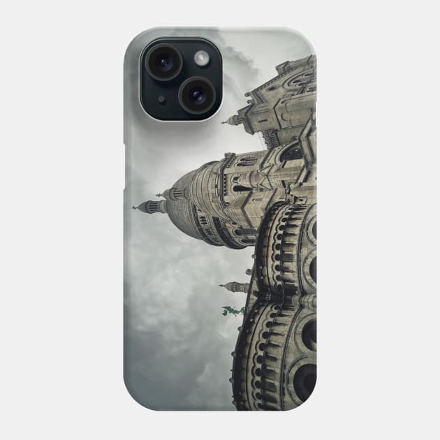 Sacre Coeur Cathedral Phone Case by psychoshadow