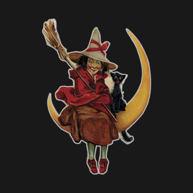 Witch on the moon by AtomicMadhouse