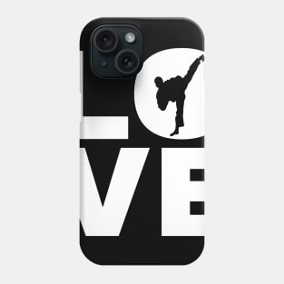 Love Taekwondo Gift For Martial Artists Phone Case