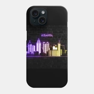 Atlanta skyline Phone Case