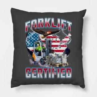 Forklift Certified Vintage Bootleg Pillow