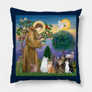 Sister Francis and her Five Cats Pillow