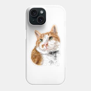 Cross Eyed Cat Phone Case