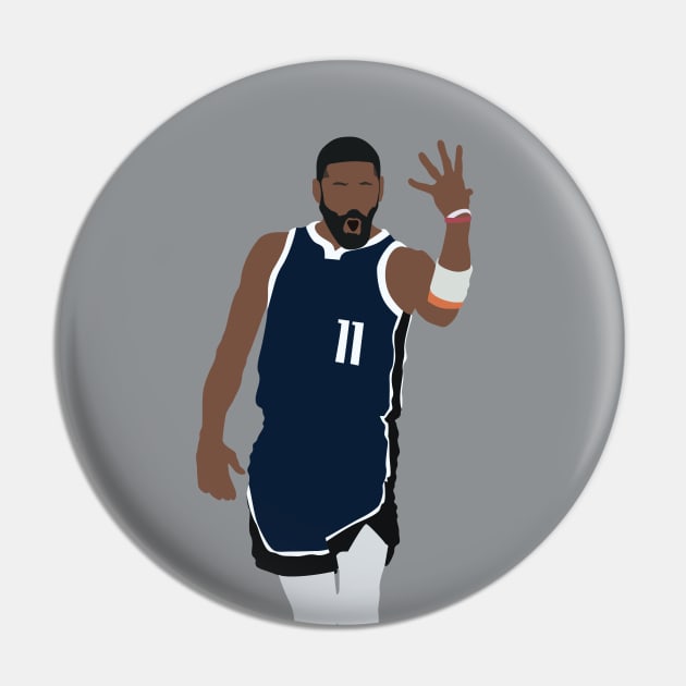 Kyrie Irving Left-handed Skyhook Dallas Mavericks Pin by Jackshun