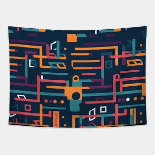 Diverse abstract viewpoint - Abstract Mindset Seamless Pattern Tapestry