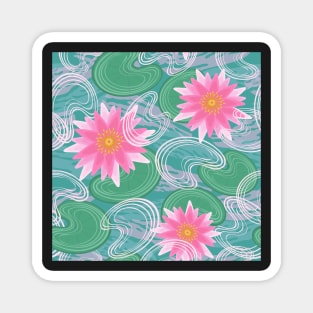 Water lilies Magnet
