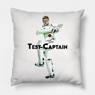 World Cricket Batsman Test Captain p2 Pillow