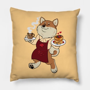 Le Café Chiot Pillow